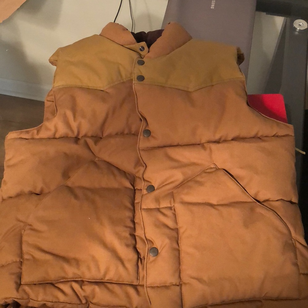 Rag & Bone Field Tan Padded Vest